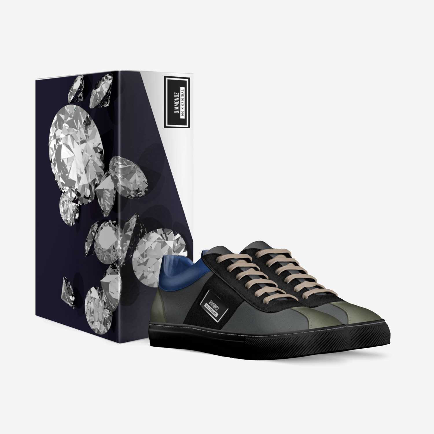 Diamondz  custom made in Italy shoes by Rodney Phifer | Box view