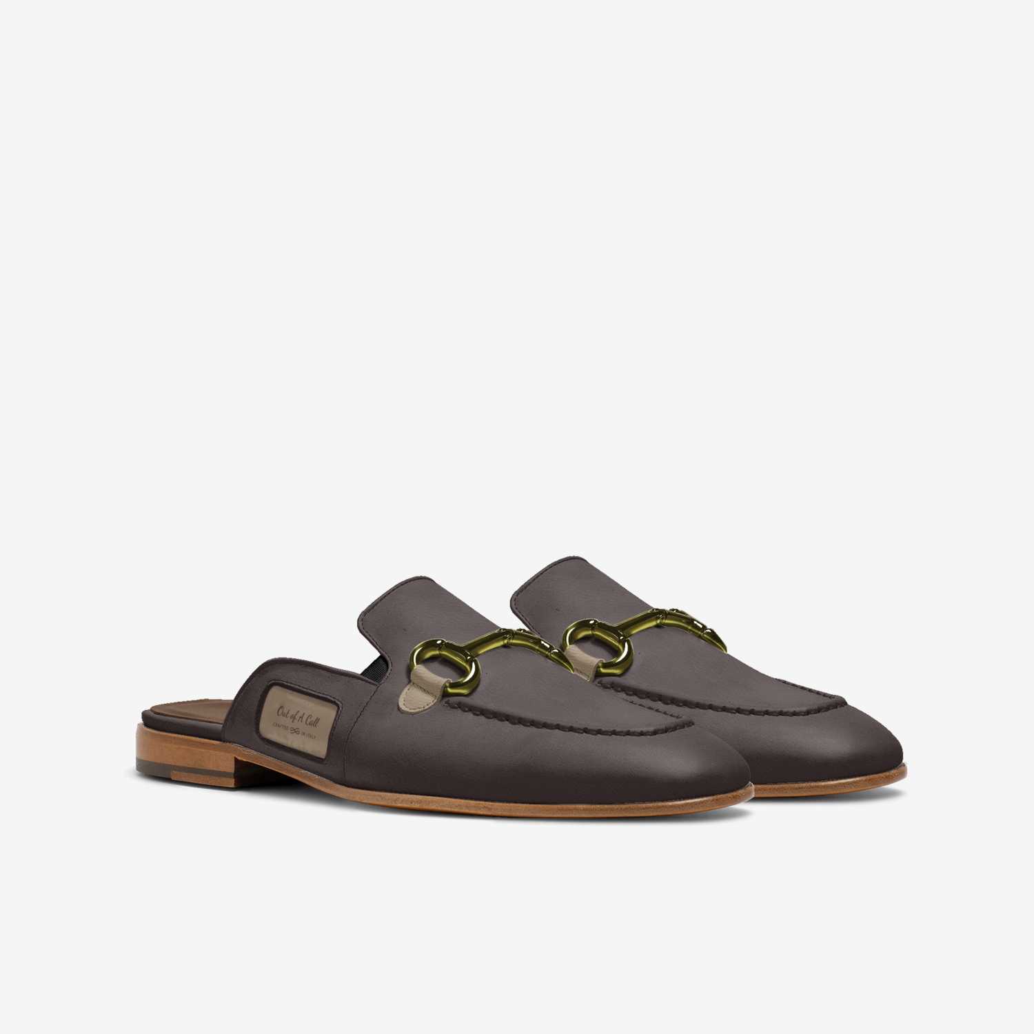 Out of A Call custom made in Italy shoes by Ingrid Lowe | Double view
