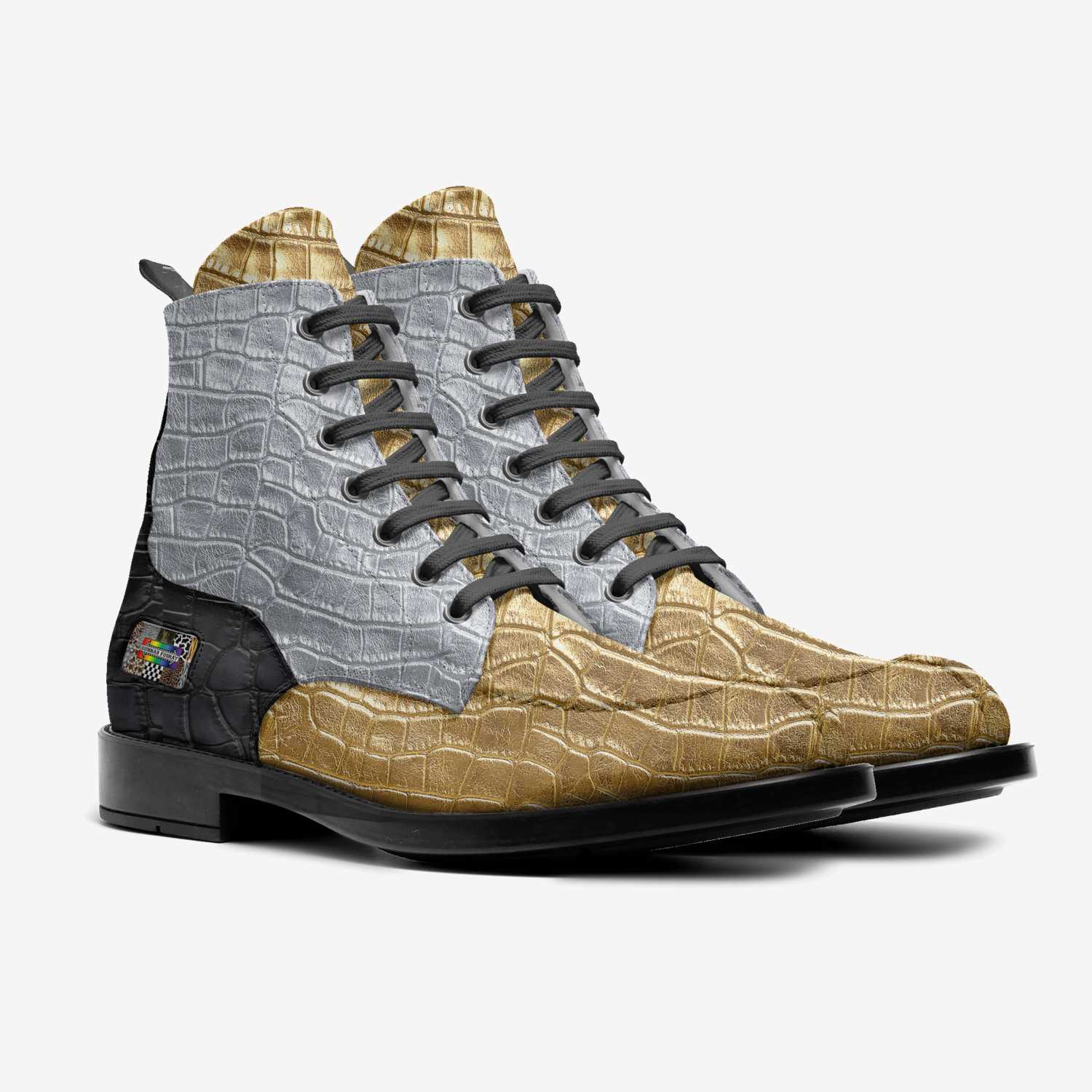 GUNNAR FOSHAY custom made in Italy shoes by Madison L. Mobley | Double view
