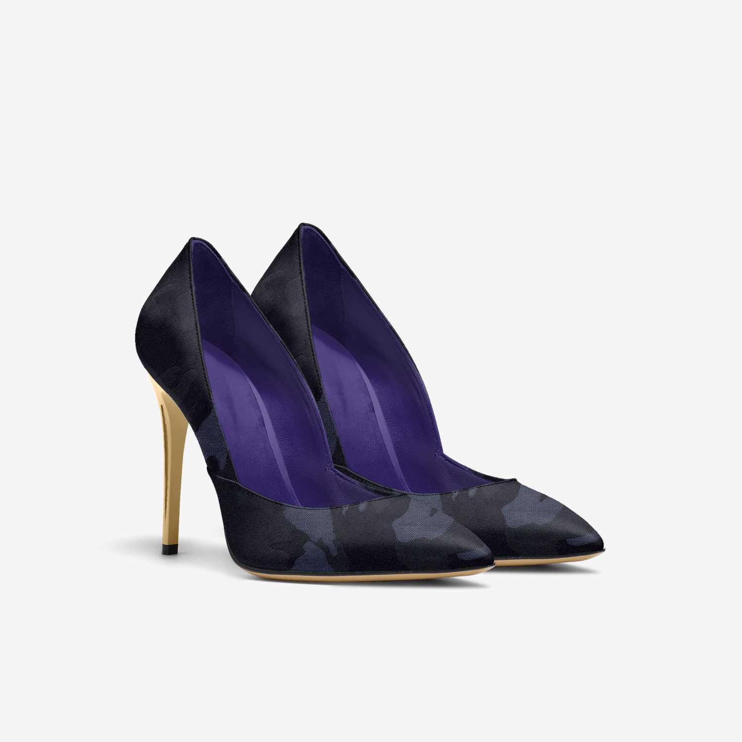 Iman custom made in Italy shoes by Albert Ray Collection | Double view