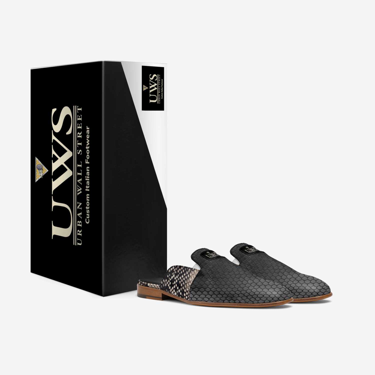UWS EAZIES custom made in Italy shoes by Urbanwallstreet Earl | Box view