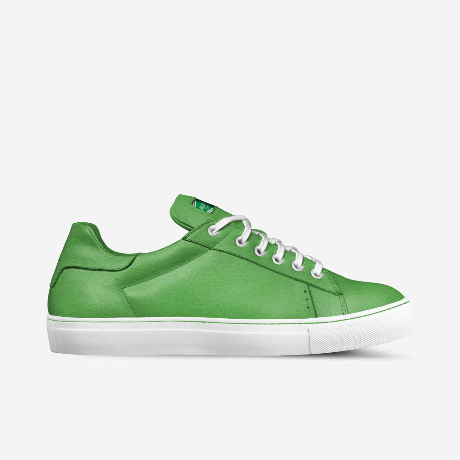 Maple Lane (Green) custom made in Italy shoes by The Marlow Brand | Side view