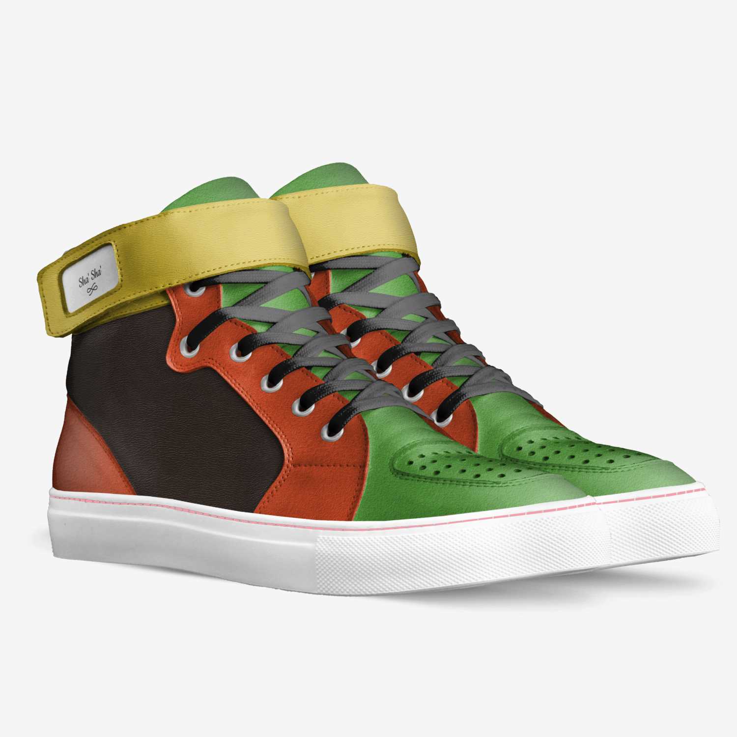 Sha' Sha' custom made in Italy shoes by Tarnisha Slater | Double view