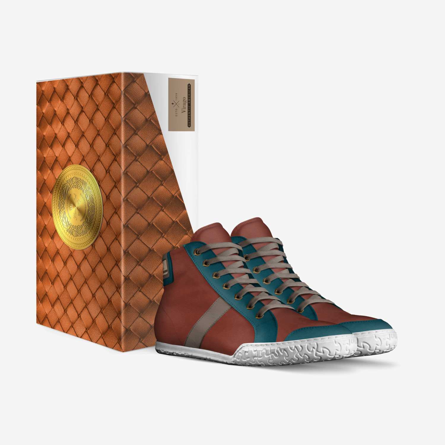Virago custom made in Italy shoes by S. Antoinette Elder | Box view
