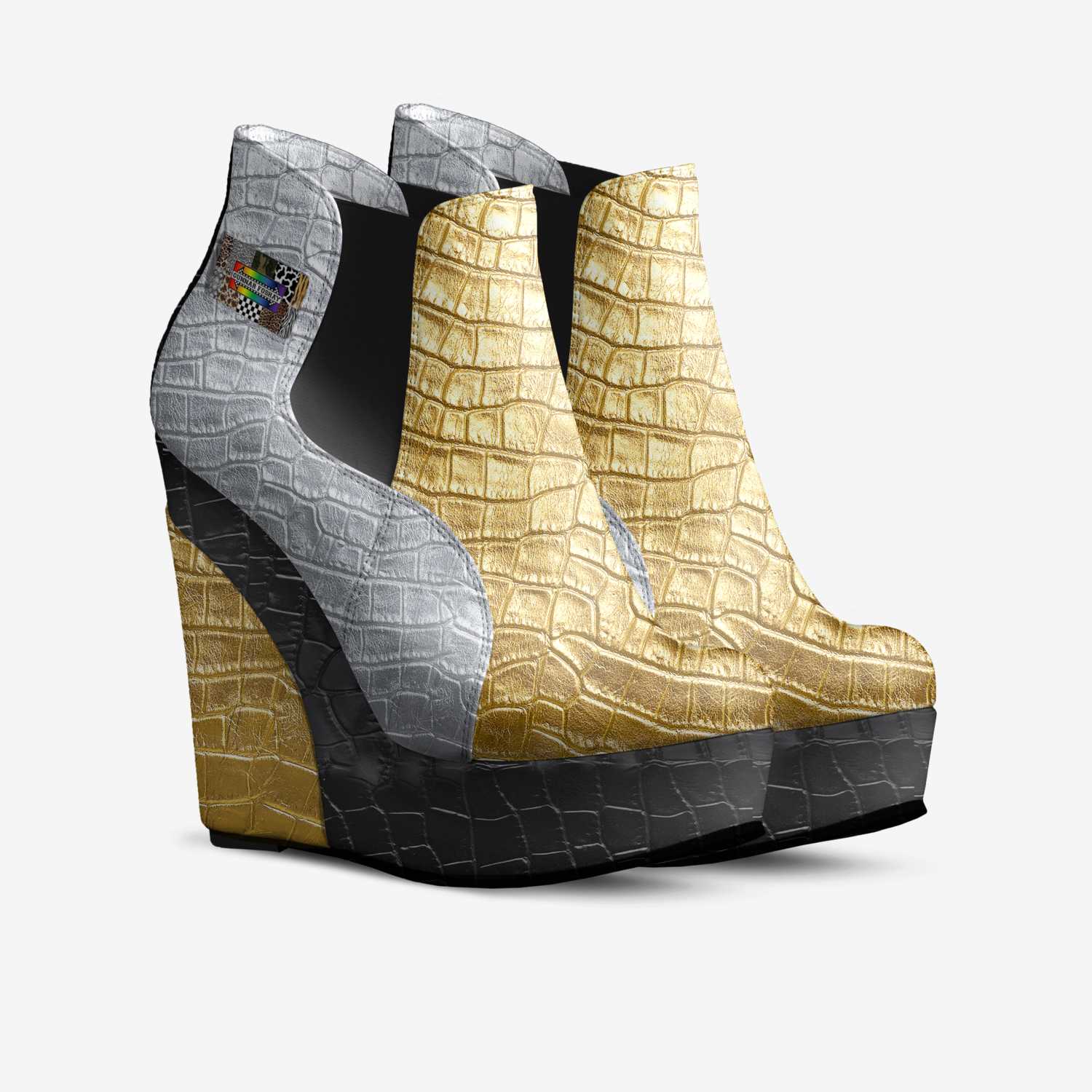 GUNNAR FOSHAY custom made in Italy shoes by Madison L. Mobley | Double view
