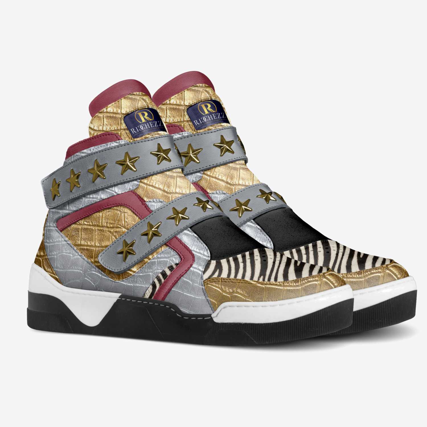 Street Boss custom made in Italy shoes by Ricchezza Custom Footwear Designer Co. | Double view