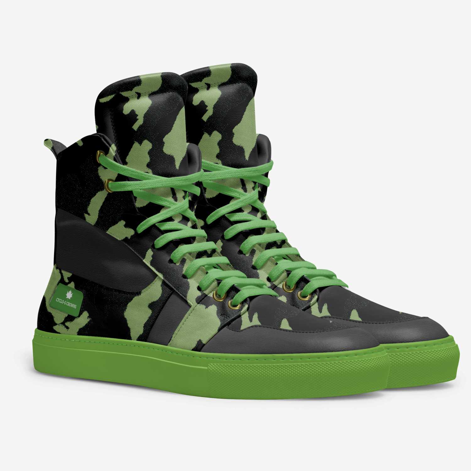 Cyclo-G Crowns  custom made in Italy shoes by Derrick Wilson | Double view