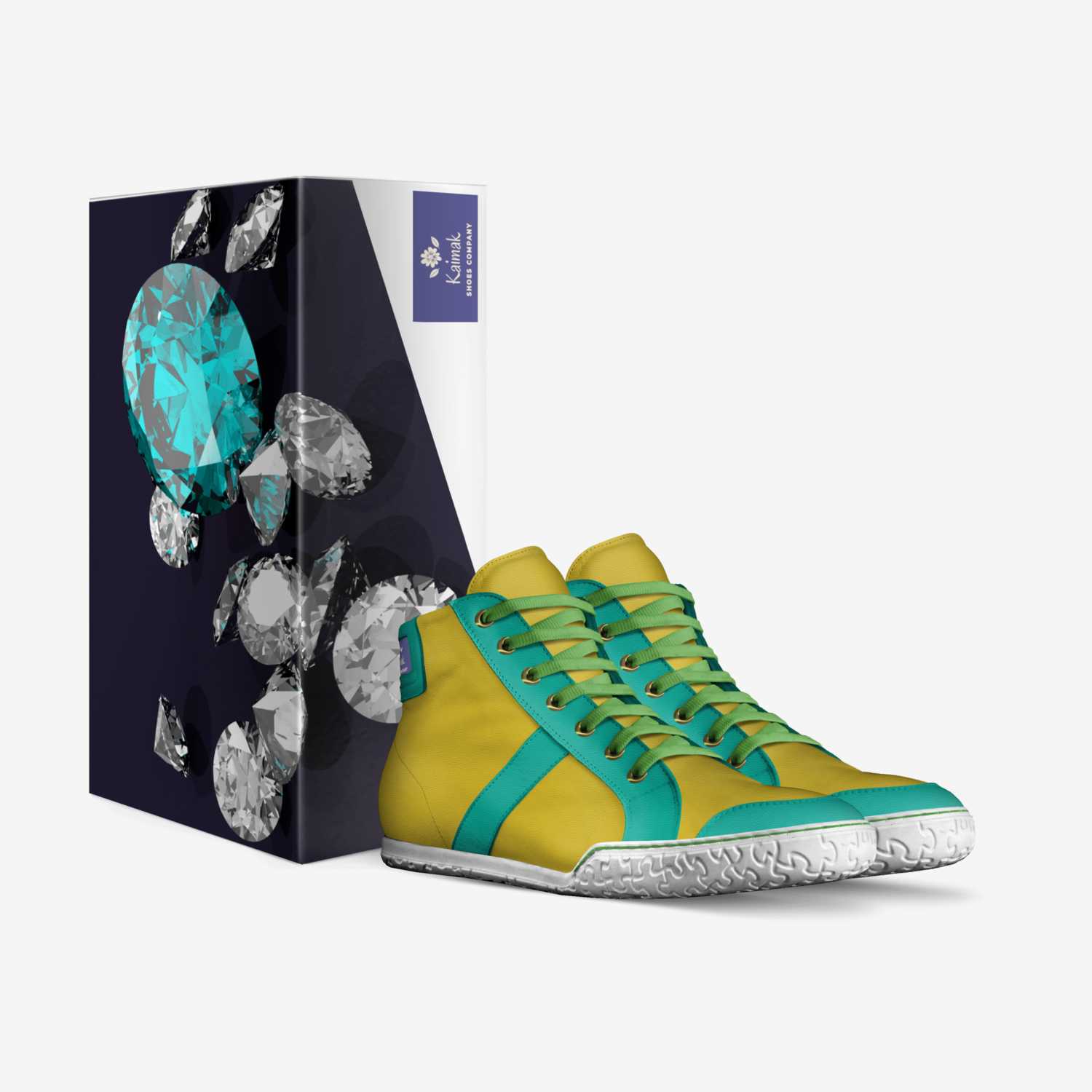 Kaimak custom made in Italy shoes by Candace Wells | Box view