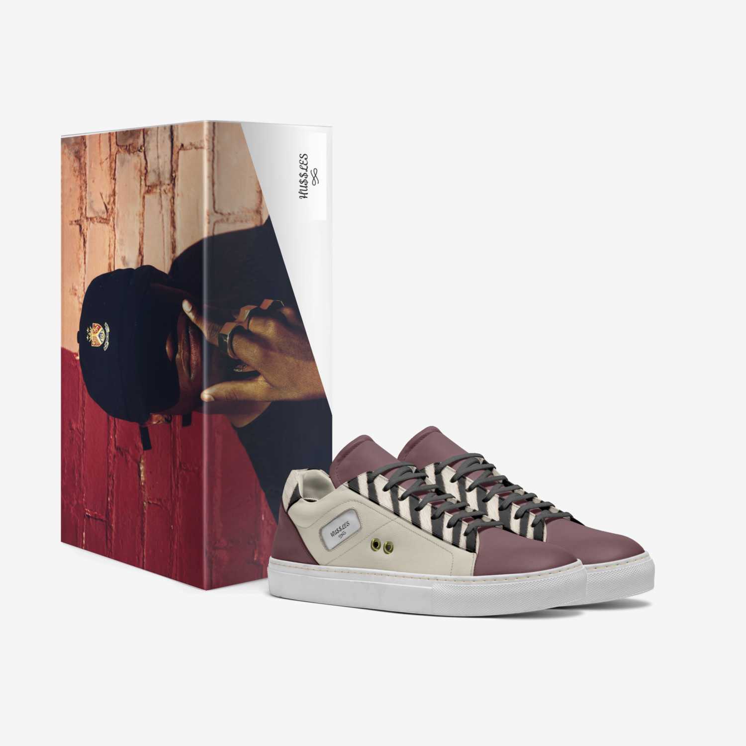 HU$$LES custom made in Italy shoes by Maygan Johnson | Box view