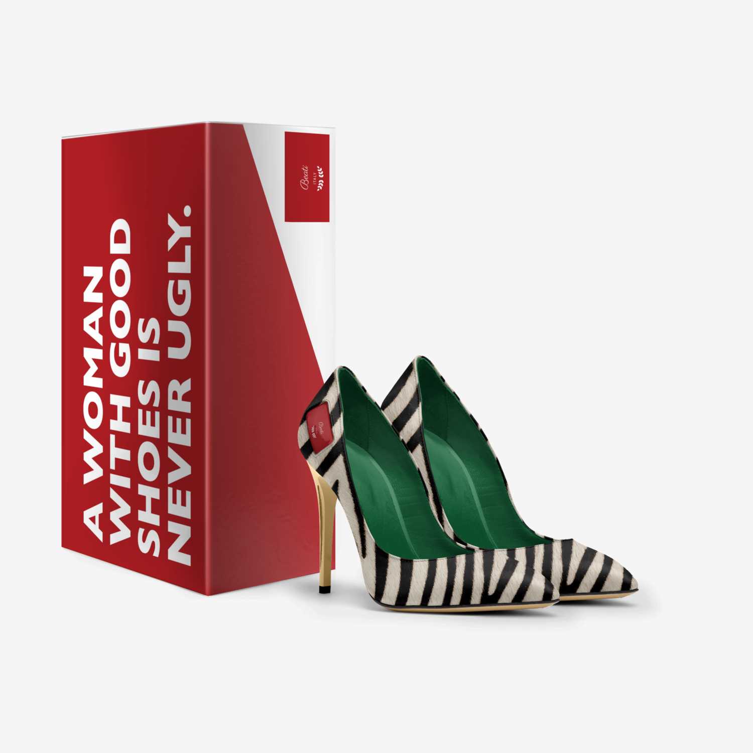 Beati custom made in Italy shoes by Valerie Mcdonald | Box view