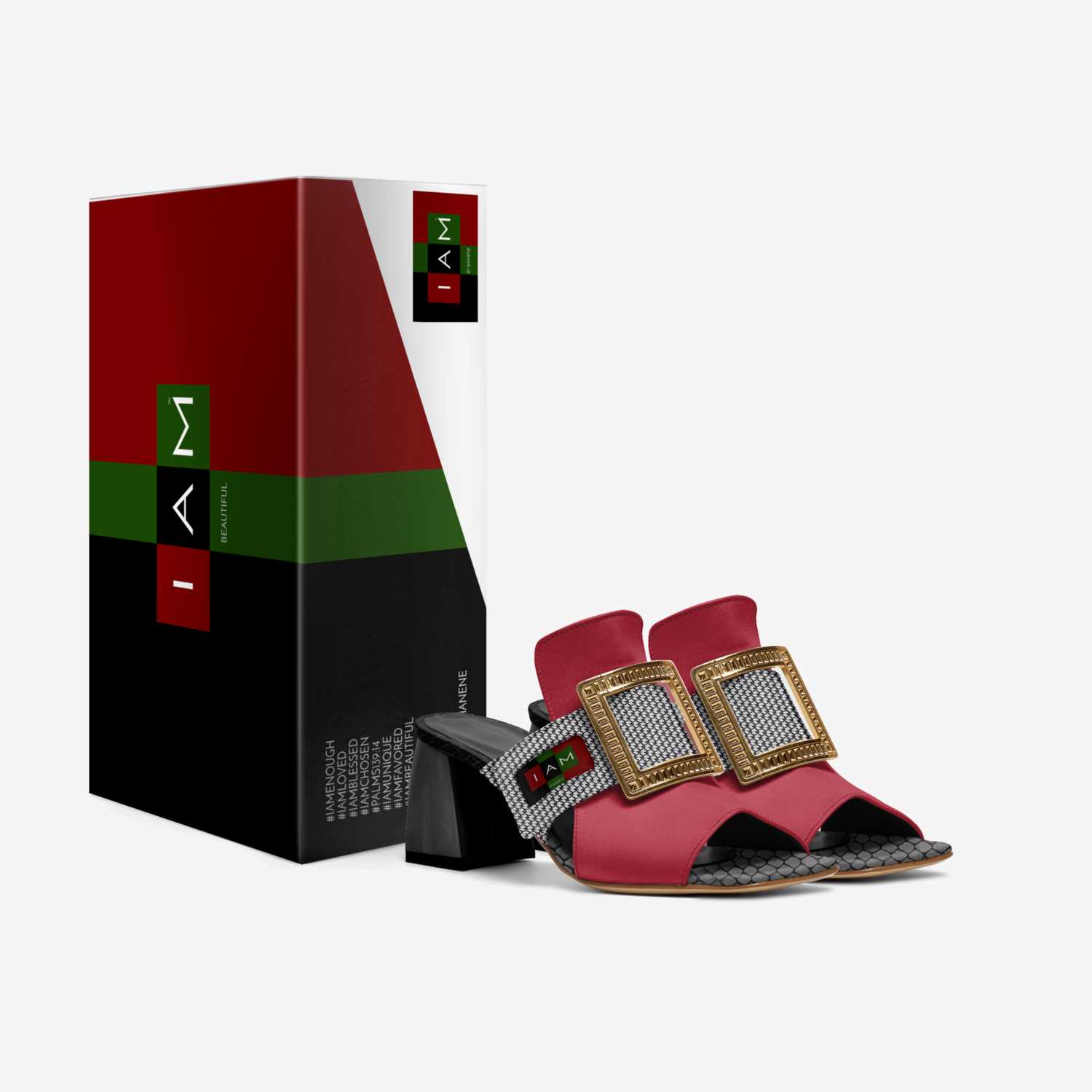 #IAMBEAUTIFUL custom made in Italy shoes by Shanene | Box view
