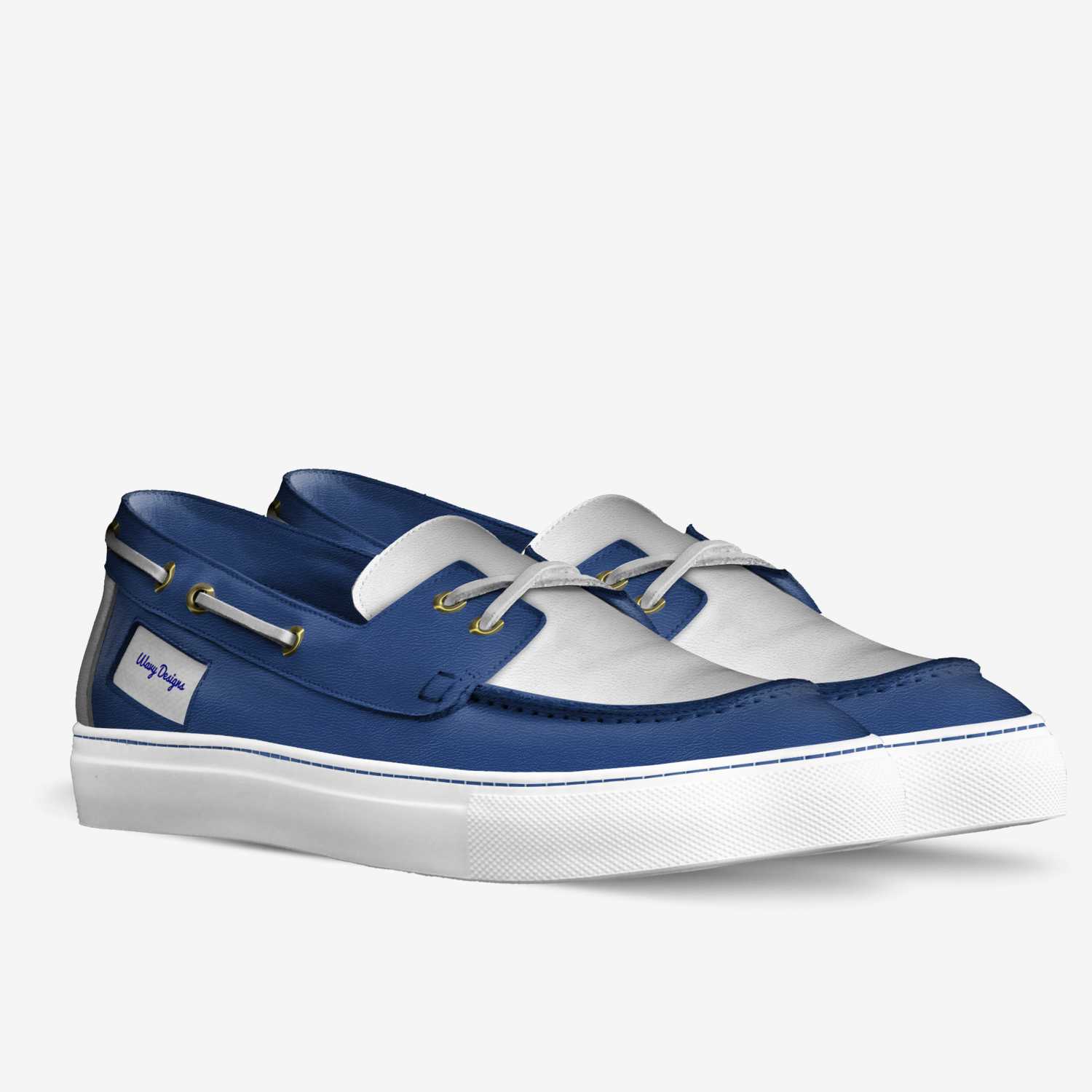 Wavy Designs custom made in Italy shoes by Cj Knipper | Double view