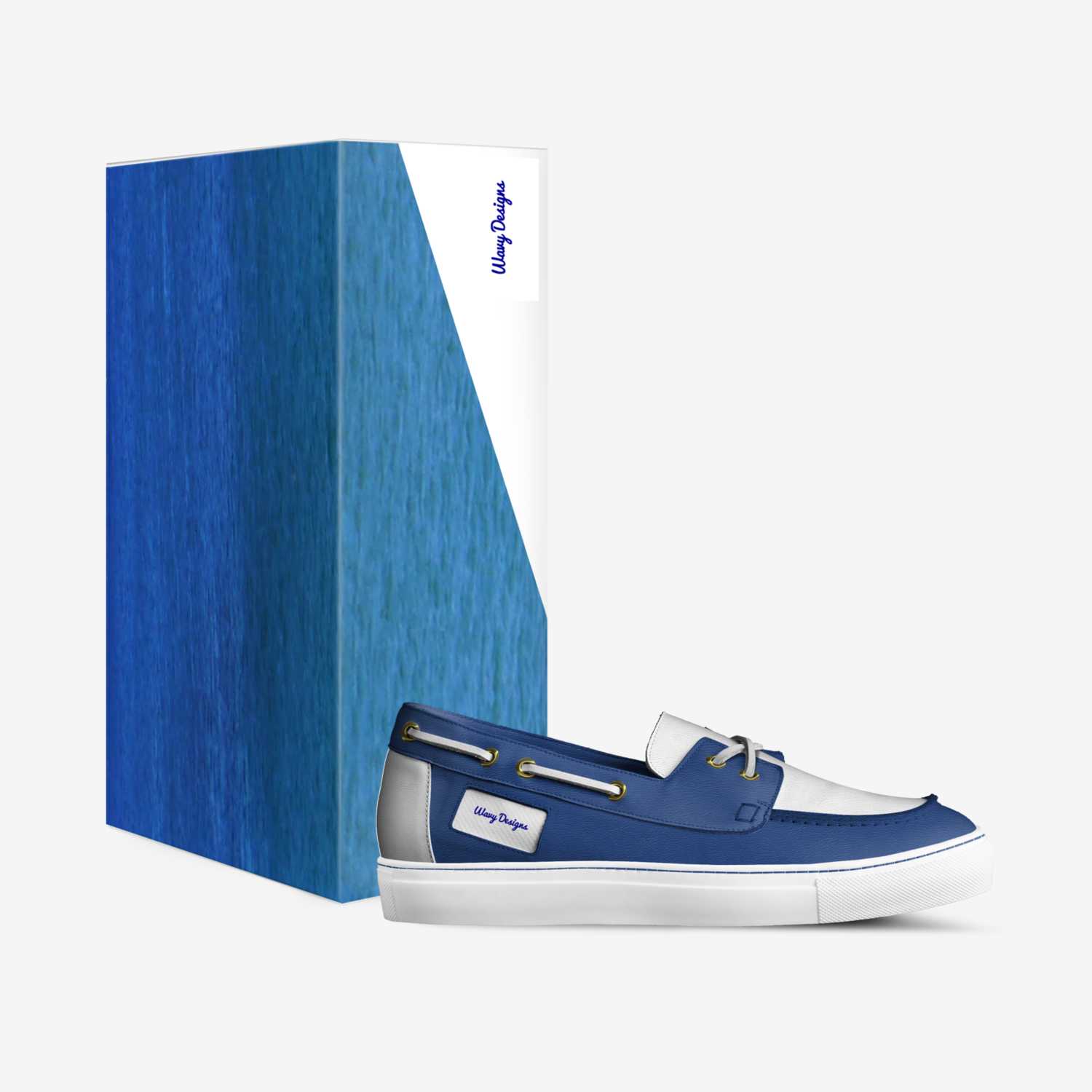Wavy Designs custom made in Italy shoes by Cj Knipper | Box view