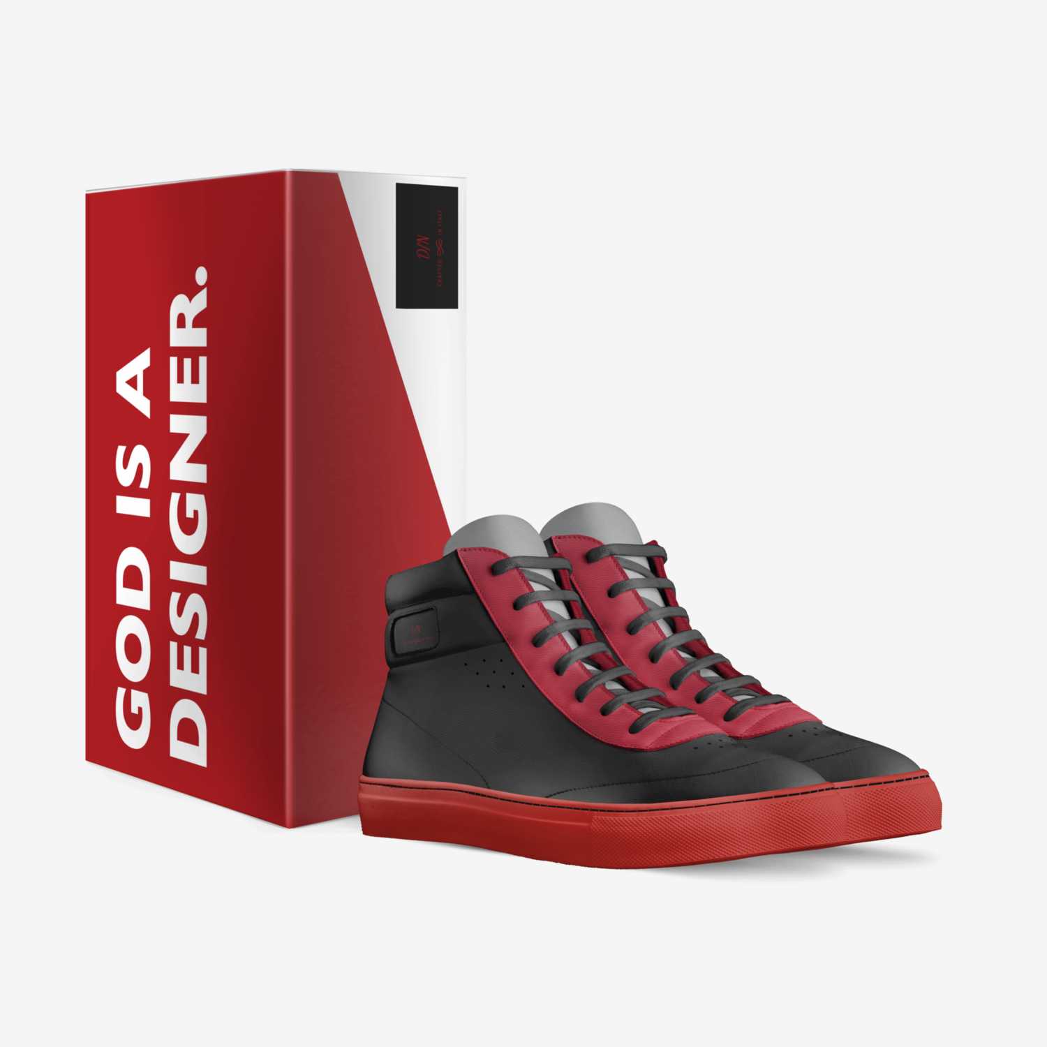 D/N custom made in Italy shoes by Shamar Blackburn | Box view