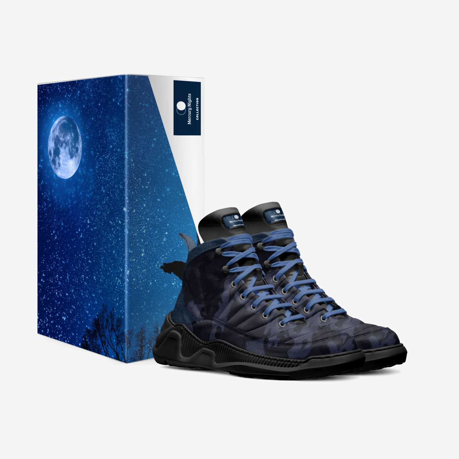 Mercury Nights  custom made in Italy shoes by Charles Harewood Jr | Box view