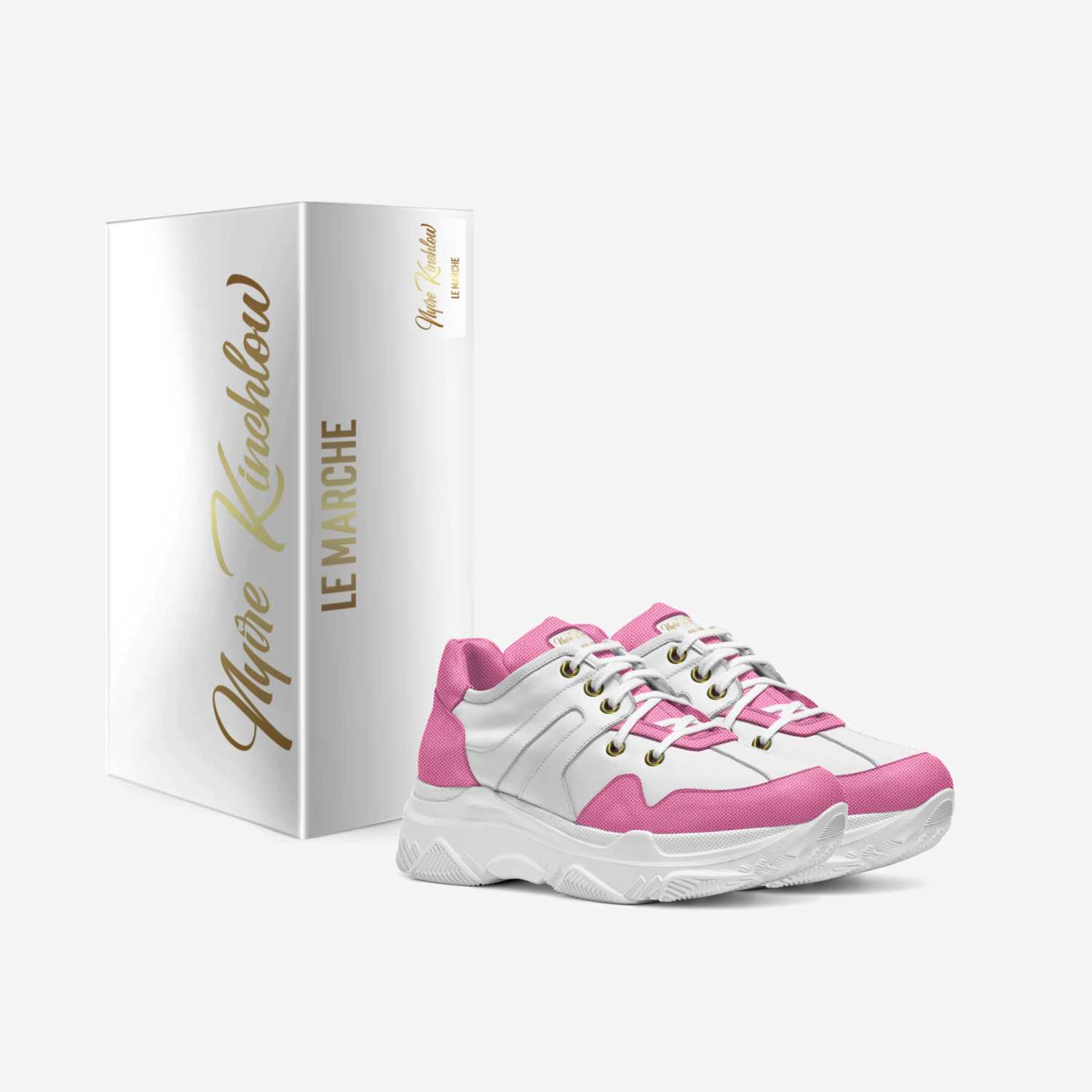Pink Bubble Gum custom made in Italy shoes by Nyire Kinchlow | Box view