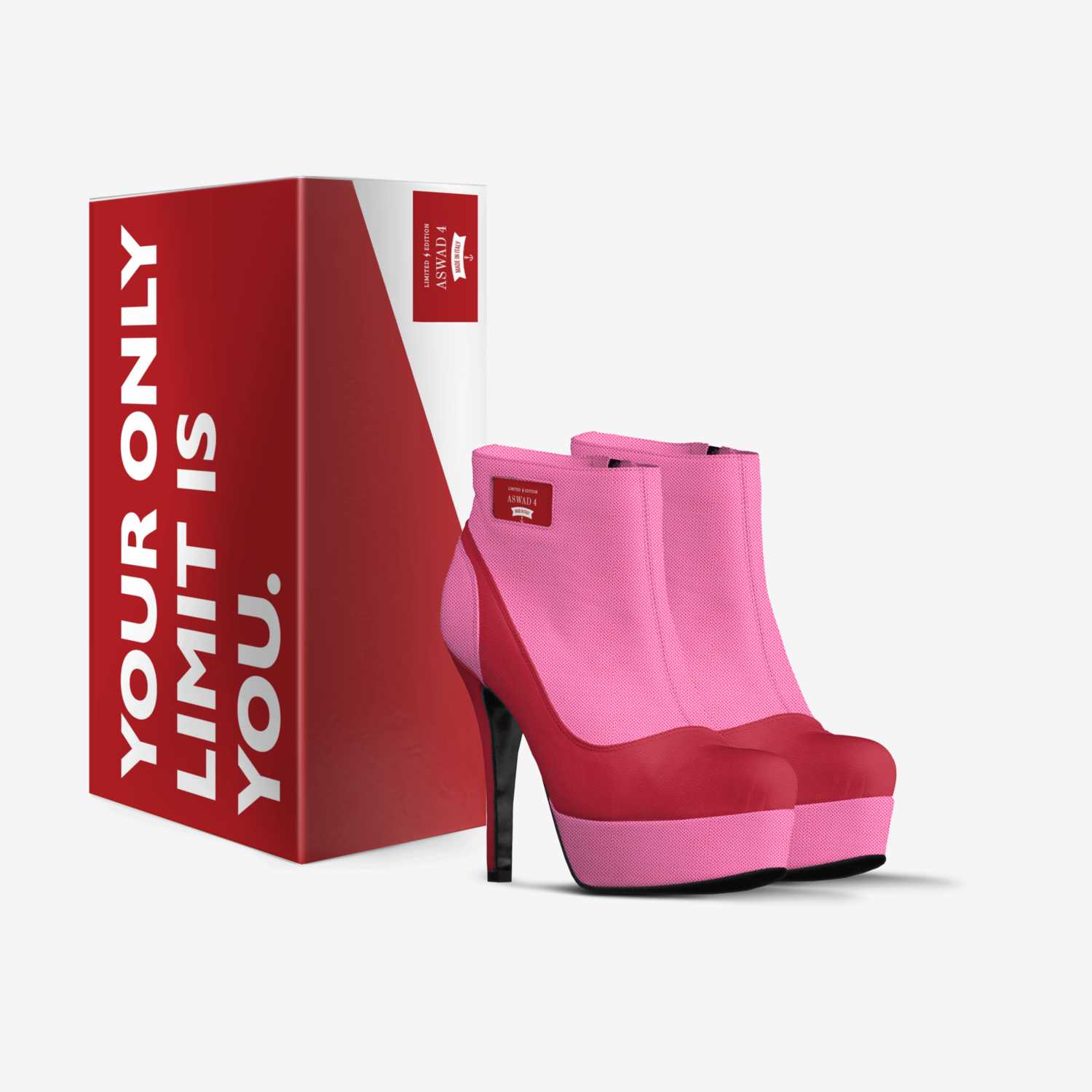 ASWAD 4 custom made in Italy shoes by Mildred Lewis | Box view