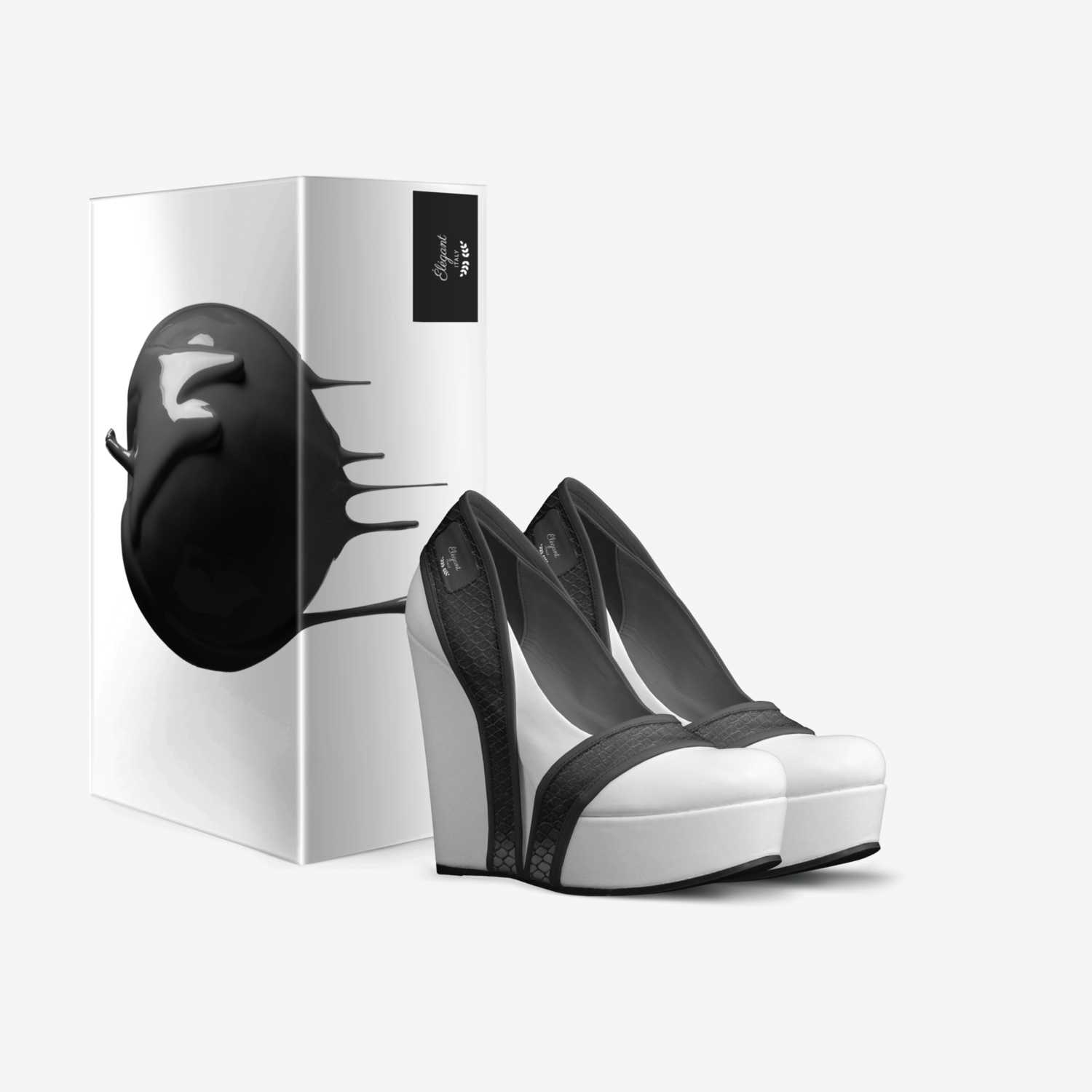 Élégant custom made in Italy shoes by Demetrius Ellis | Box view