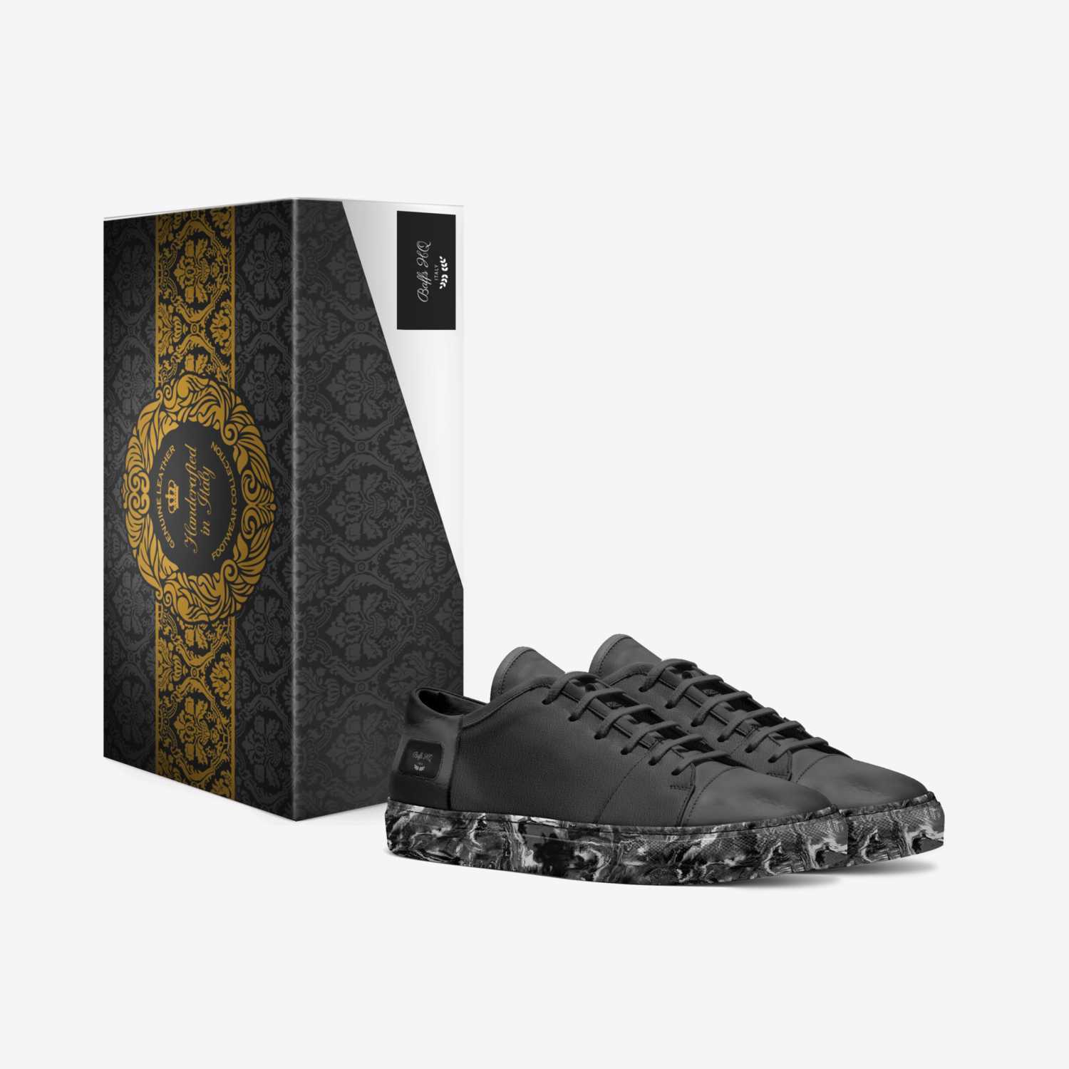 Baffs HQ custom made in Italy shoes by Luca Onyebueke | Box view