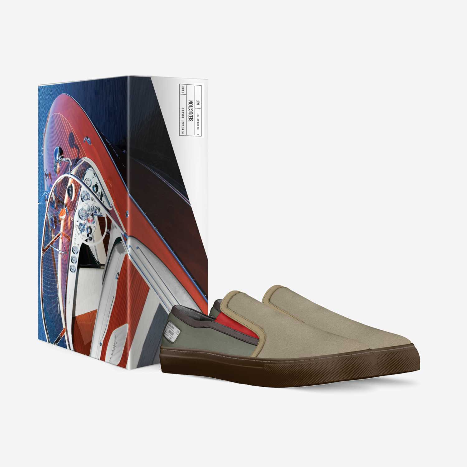 Seduction  custom made in Italy shoes by Mark Cross | Box view
