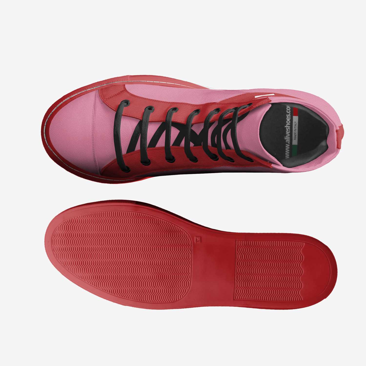 sofa king cool sho custom made in Italy shoes by Mercedez Hendrix | Top view