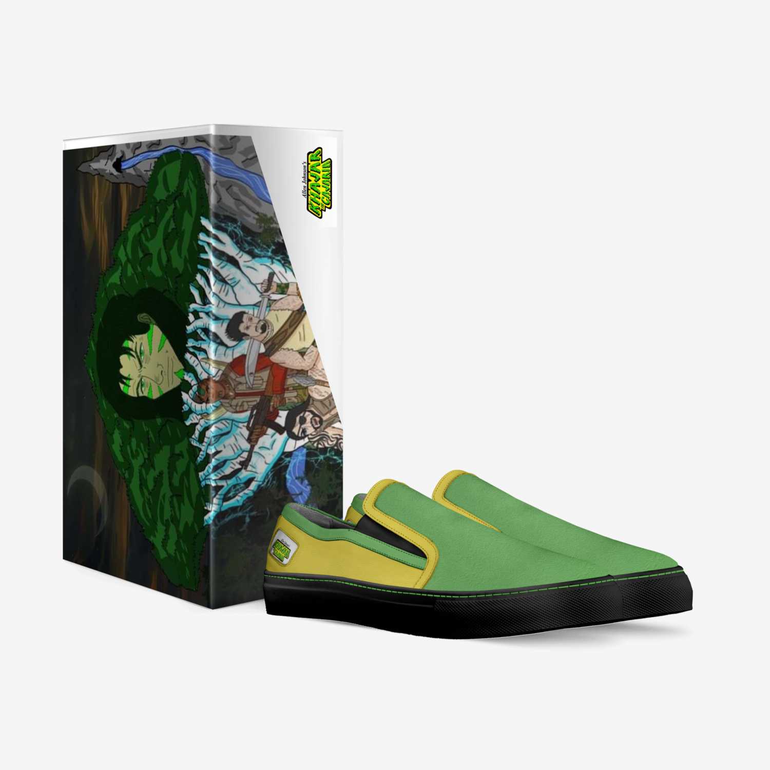 Khajar in Cajaria  custom made in Italy shoes by Scotty Allen Johnson The 3rd | Box view