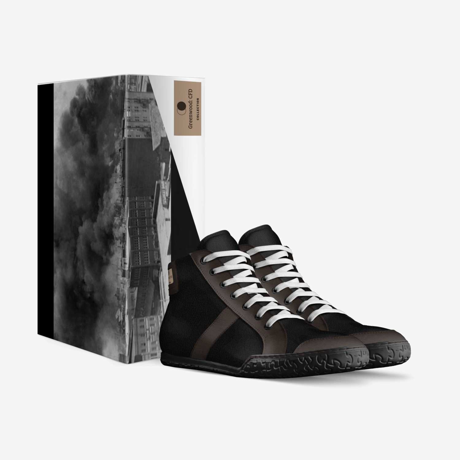 BlackWallstreet CF custom made in Italy shoes by Bay Robertson | Box view