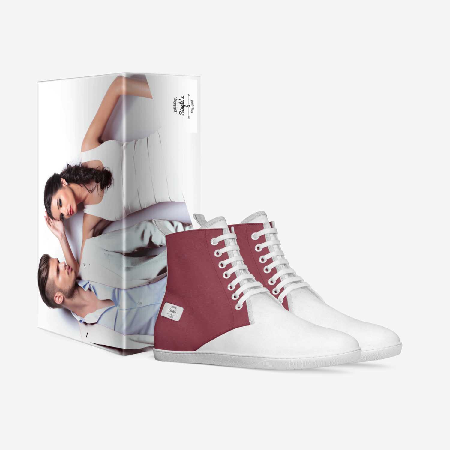 Single's custom made in Italy shoes by Michelle Singletary | Box view