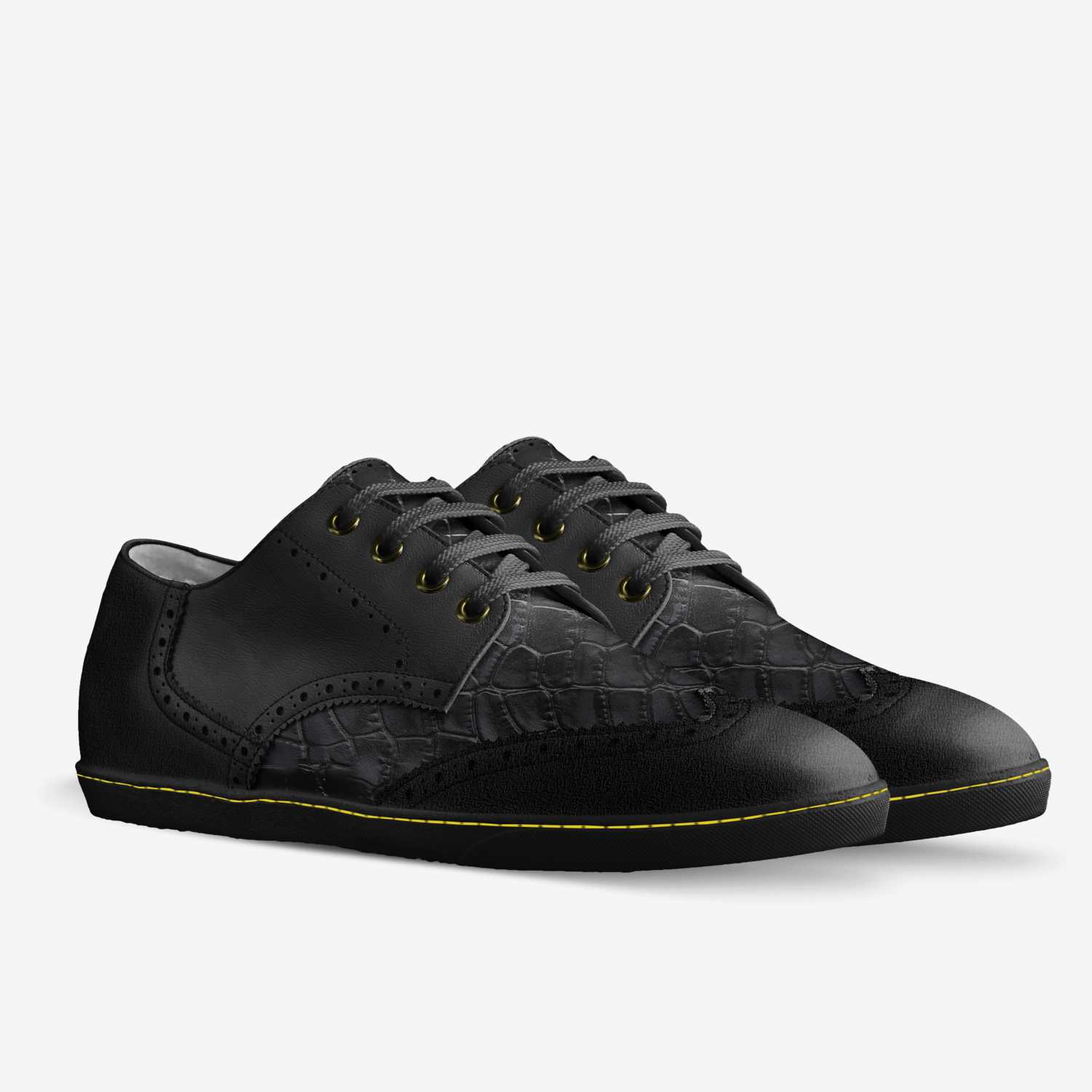 Dapper  custom made in Italy shoes by Kahmeel Callahan | Double view