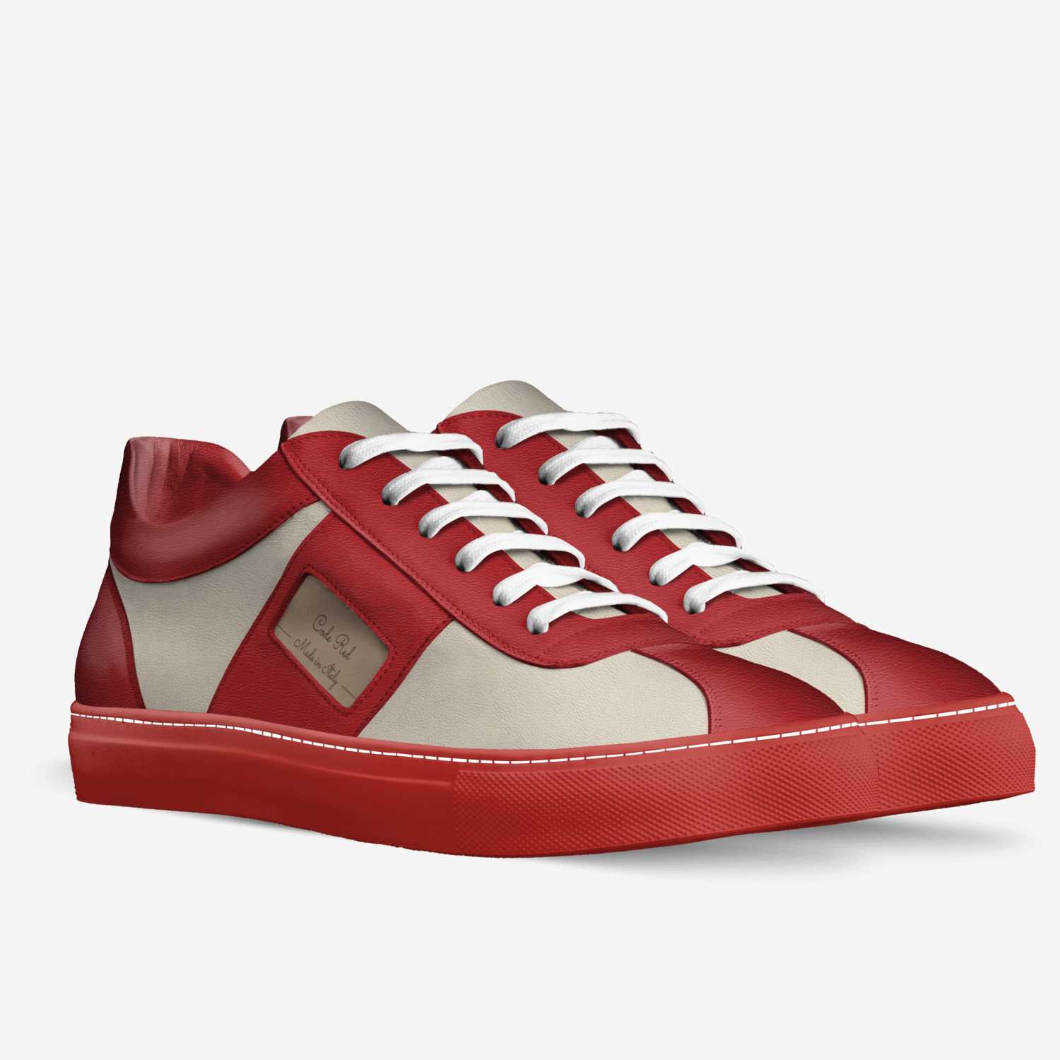 Code Red custom made in Italy shoes by Maurice Banks | Double view