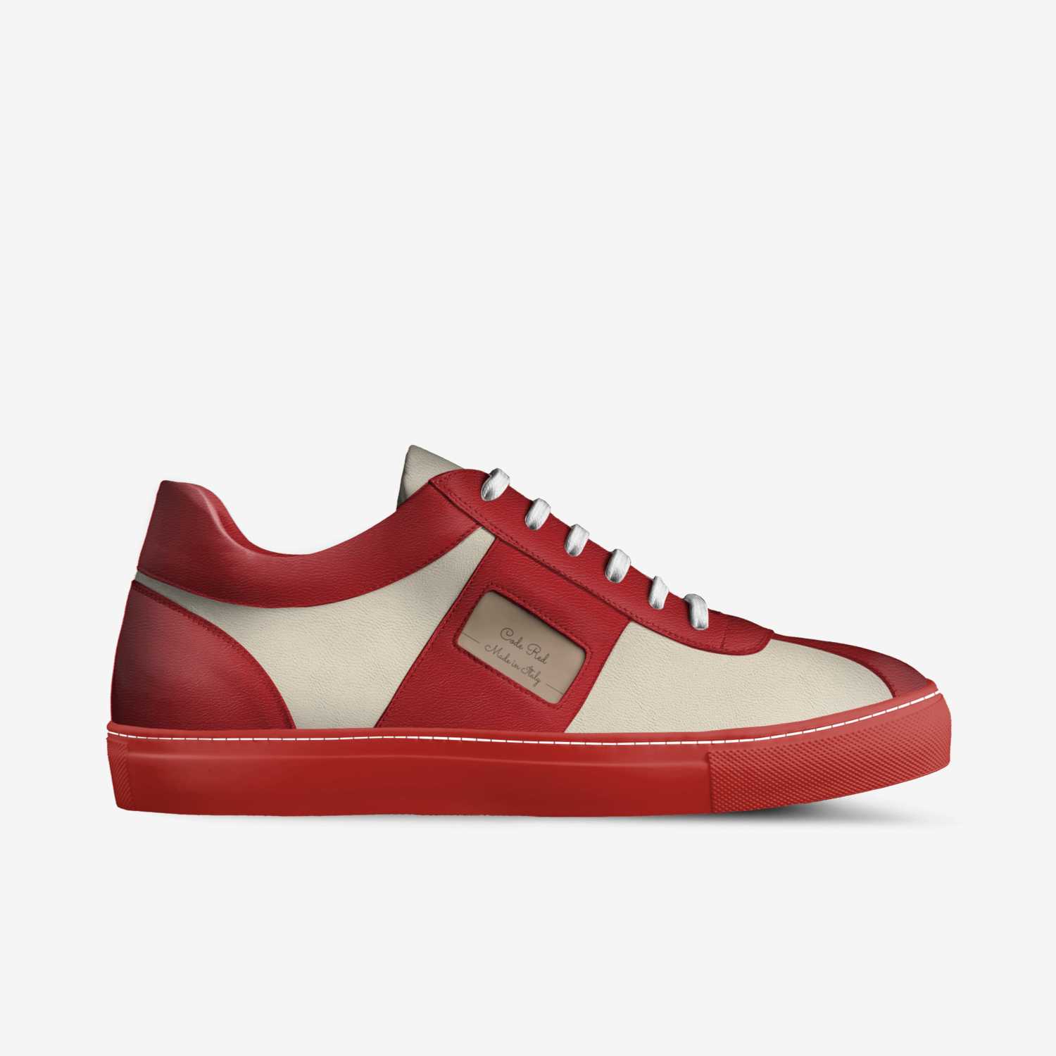 Code Red custom made in Italy shoes by Maurice Banks | Side view
