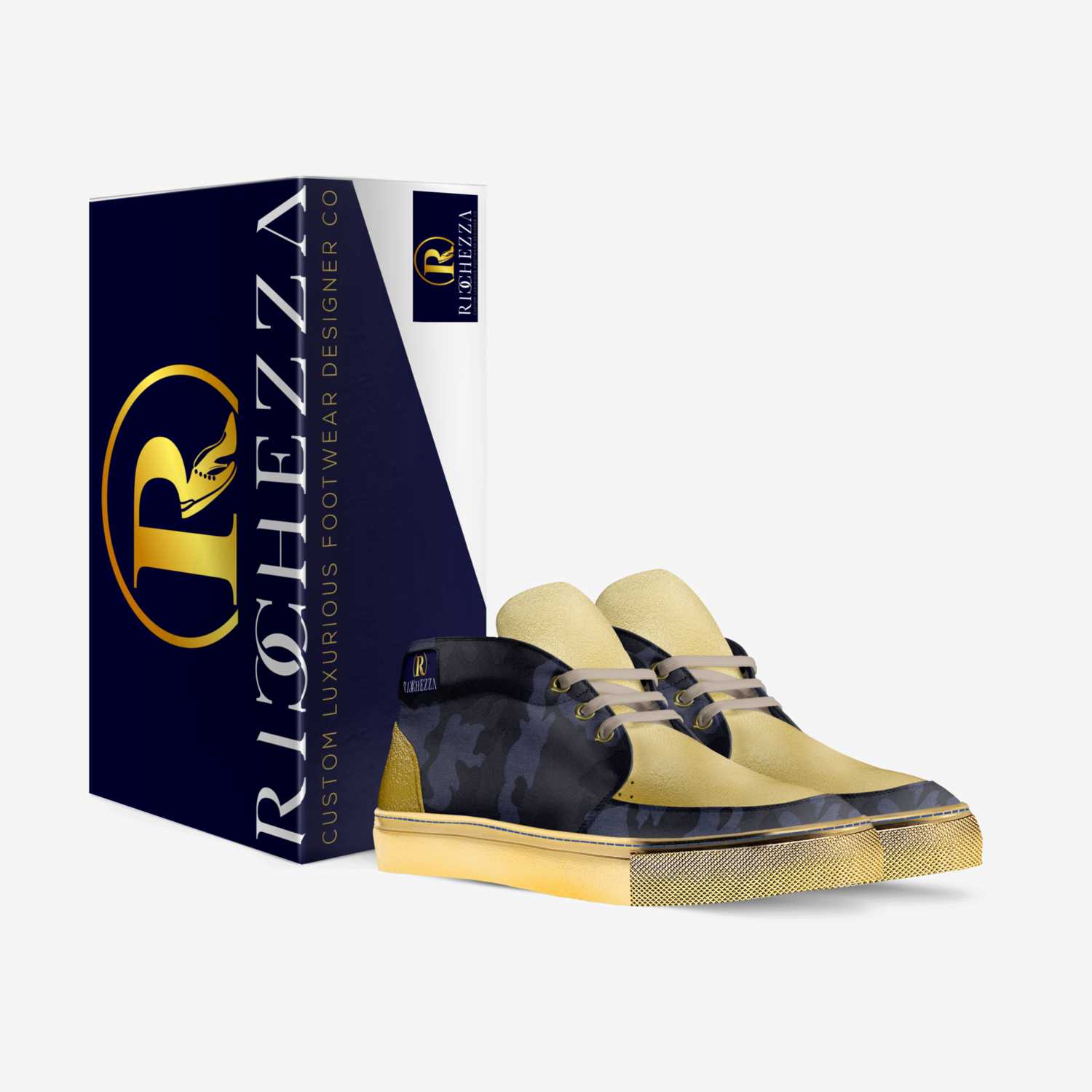 The Juice custom made in Italy shoes by Ricchezza Custom Footwear Designer Co. | Box view