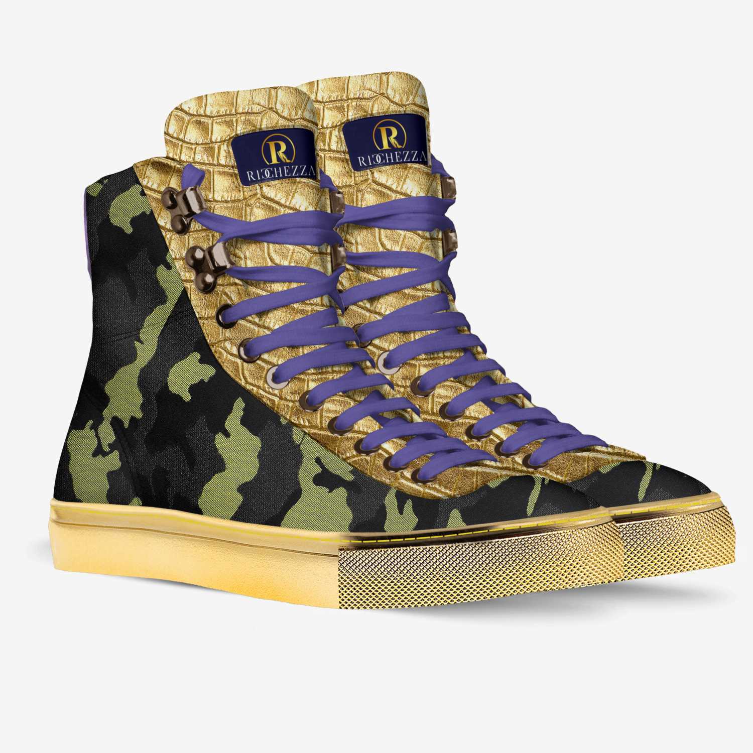 The Juice 2 custom made in Italy shoes by Ricchezza Custom Footwear Designer Co. | Double view