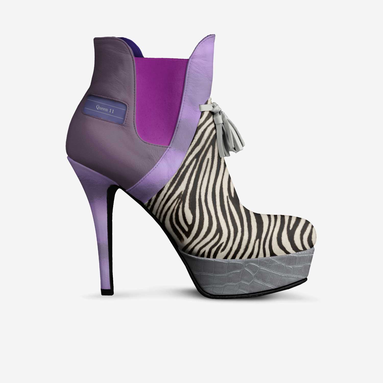 Queen 11 custom made in Italy shoes by Bena Klier | Side view