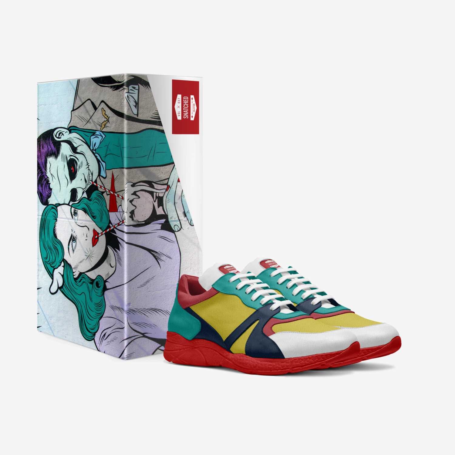 Snatched custom made in Italy shoes by Mypri Fox | Box view