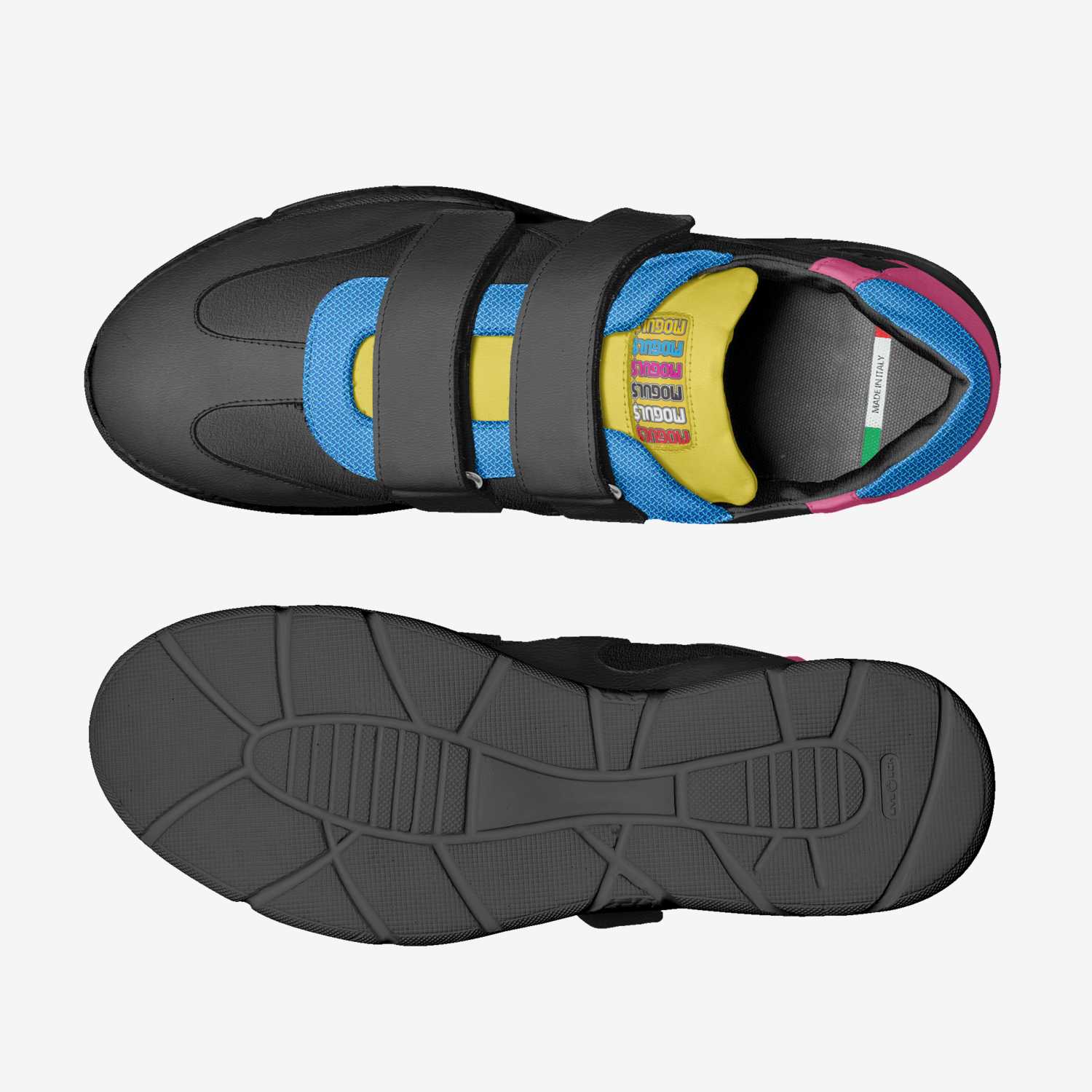 SA WGYC Moguls custom made in Italy shoes by Akere Joseph | Top view