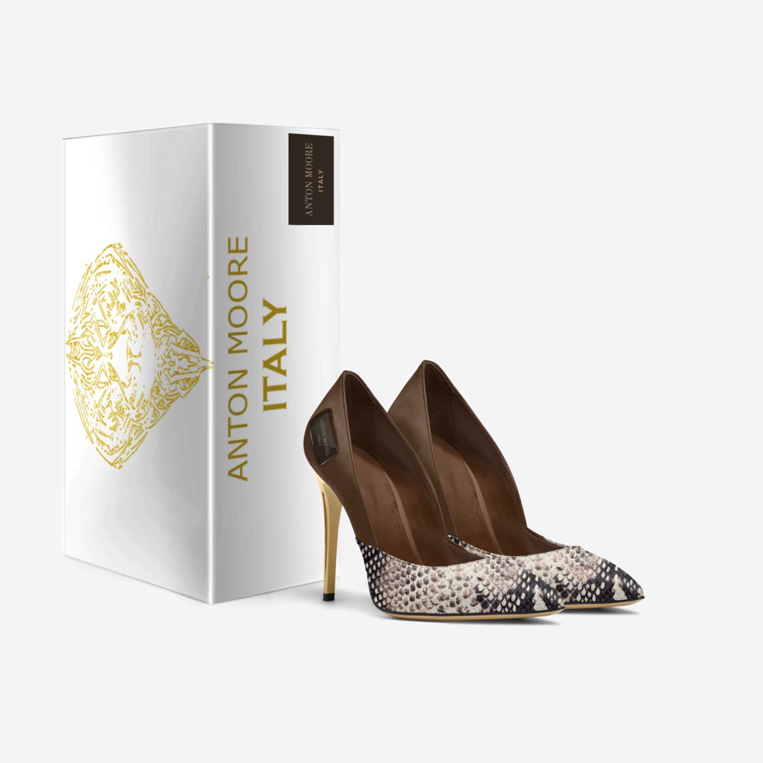 ANTON MOORE custom made in Italy shoes by Anton Hakim Moore | Box view