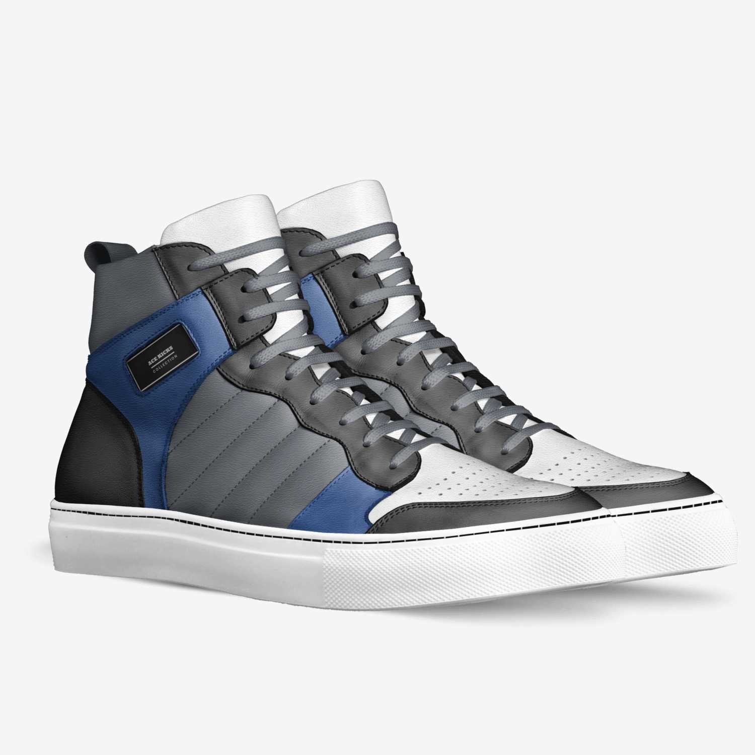 Ace Kicks custom made in Italy shoes by Jordan Smith | Double view