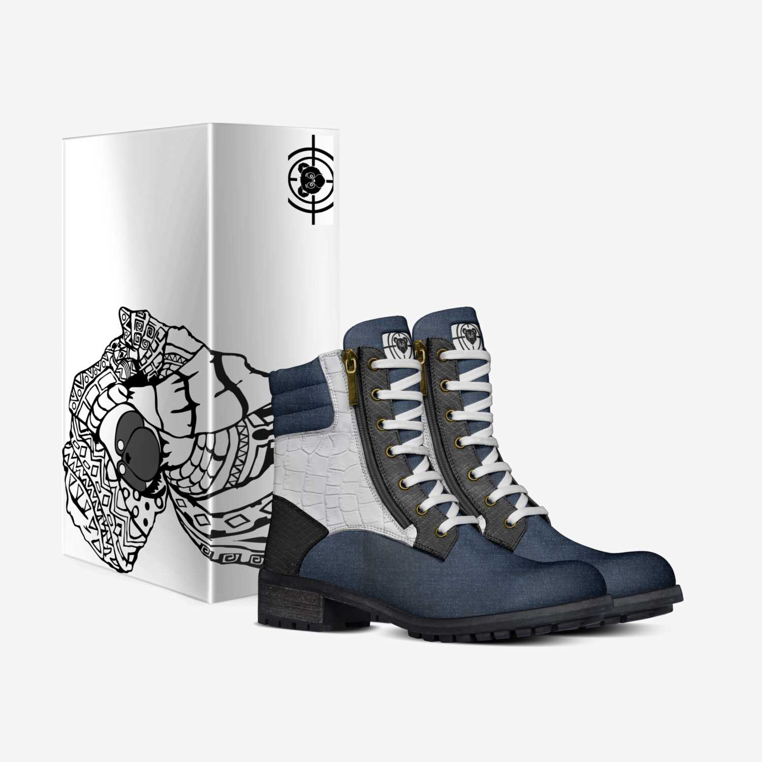yoshi custom made in Italy shoes by Andikan Ekong | Box view