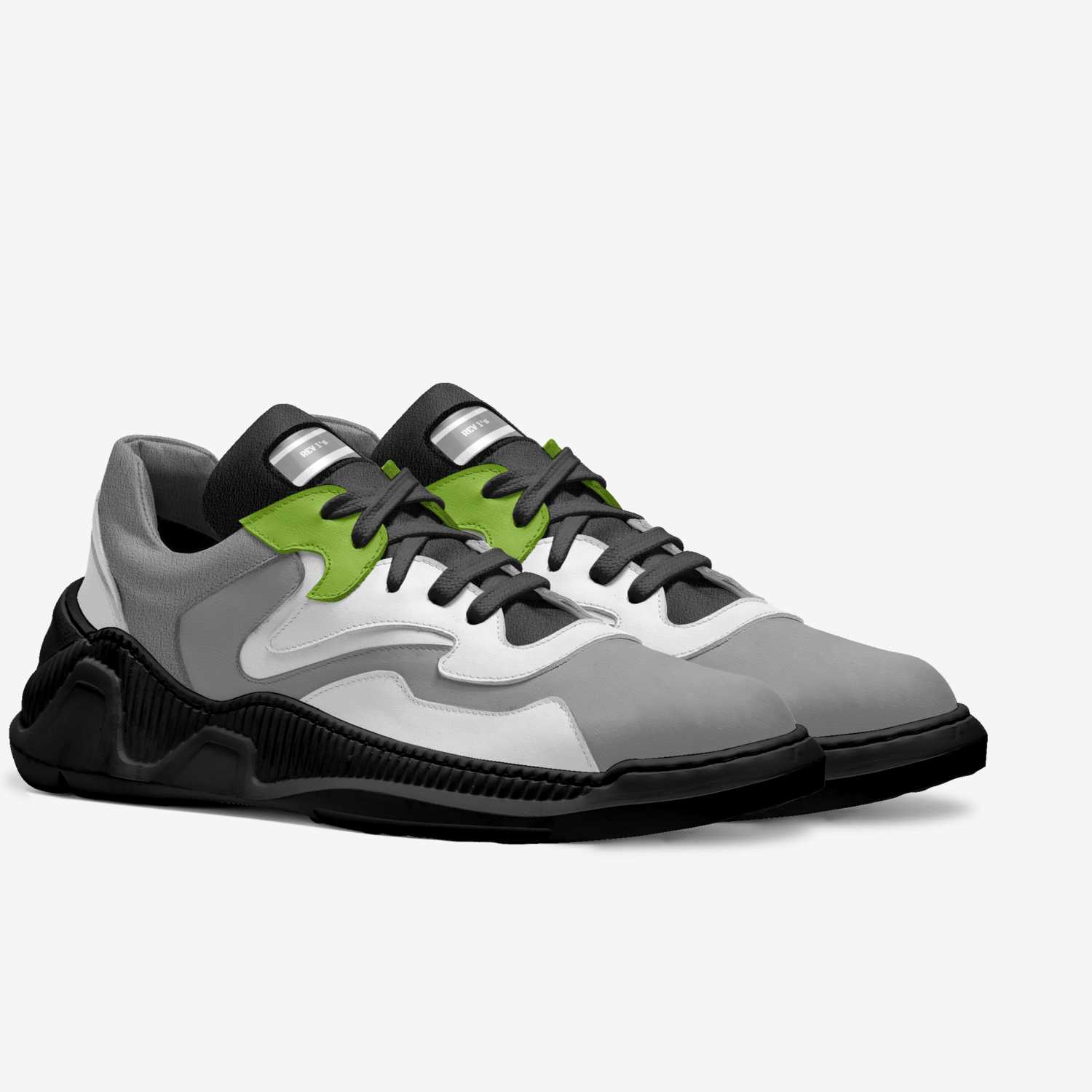 REV 1's custom made in Italy shoes by Frederick A. Landy | Double view