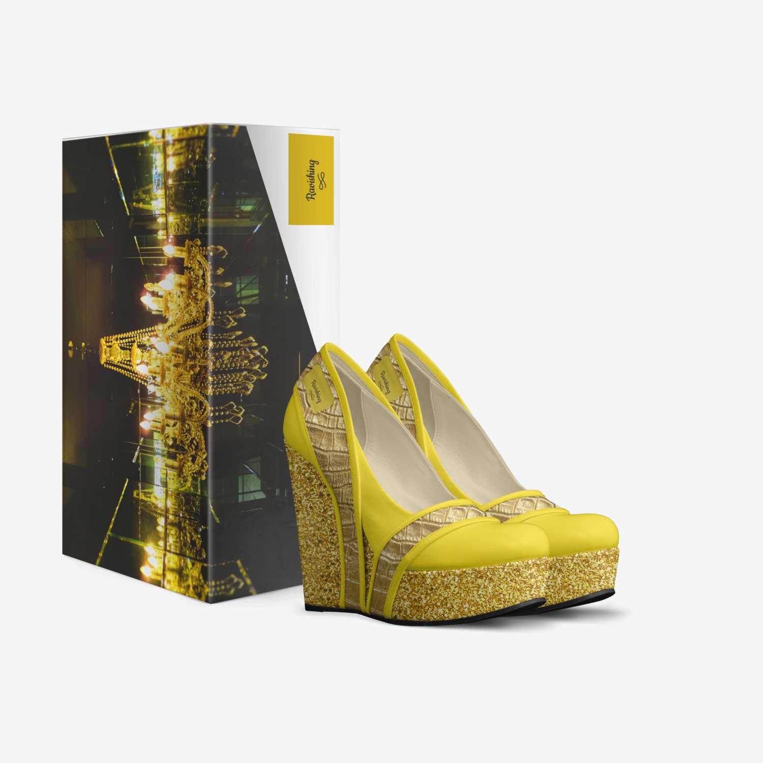 Ravishing custom made in Italy shoes by Robyn Cruz | Box view