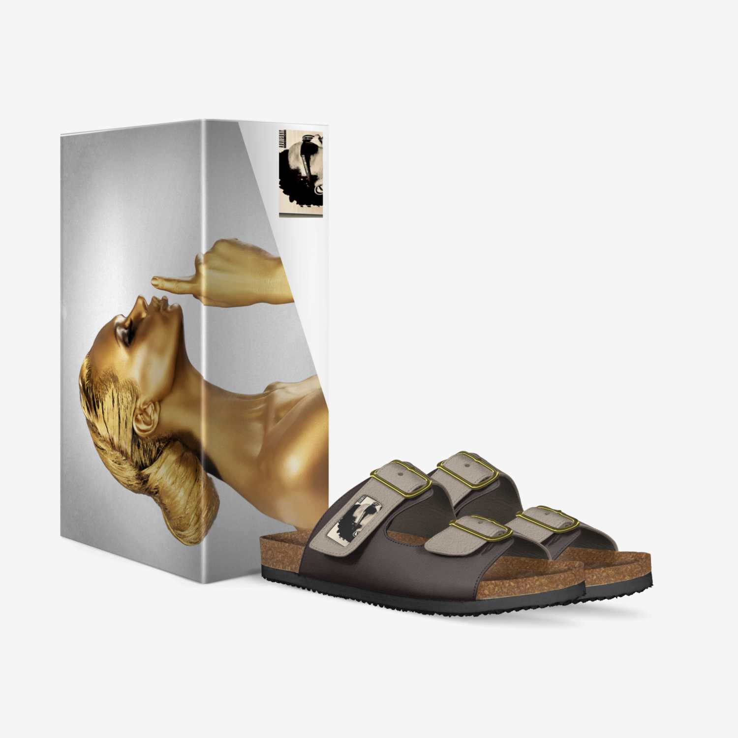Fredrick Douglas  custom made in Italy shoes by Leonard Houston | Box view