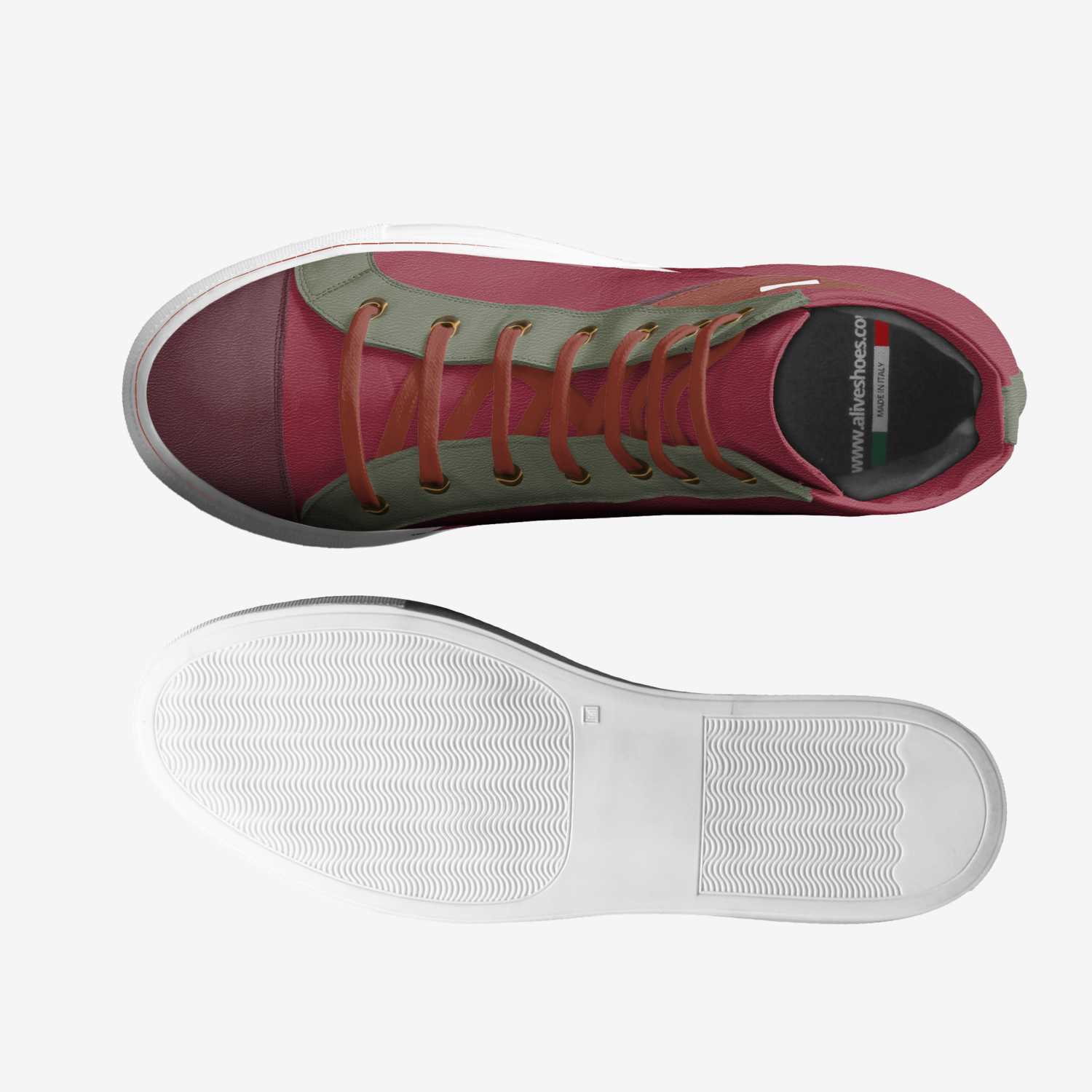 M&M custom made in Italy shoes by Marleny Mendoza | Top view