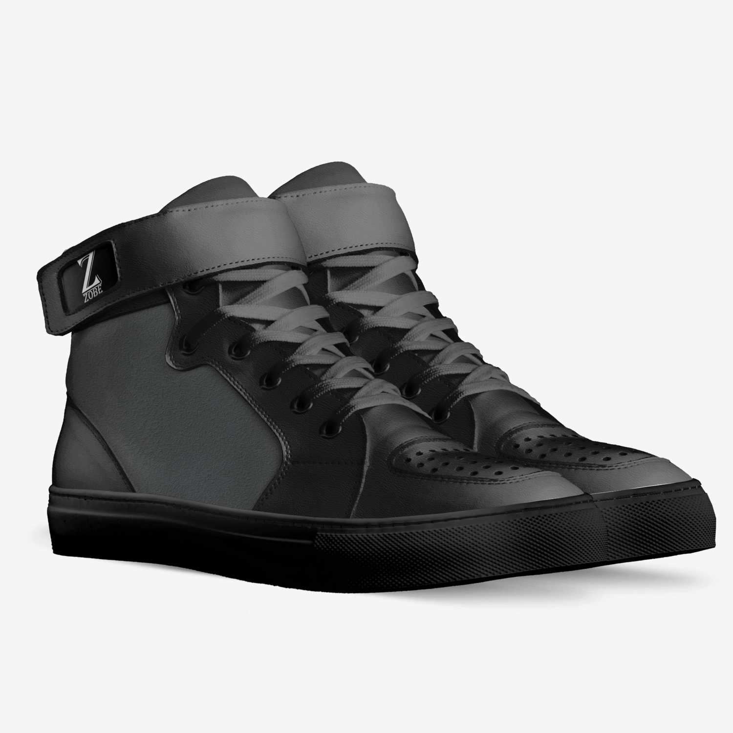 Zobe custom made in Italy shoes by Alonzo Black | Double view