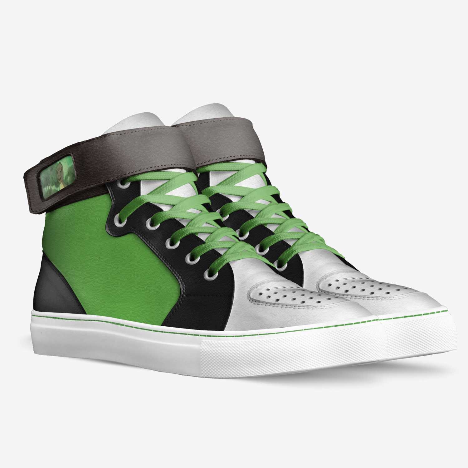 yeee 7's custom made in Italy shoes by Jesiah Jbaba | Double view