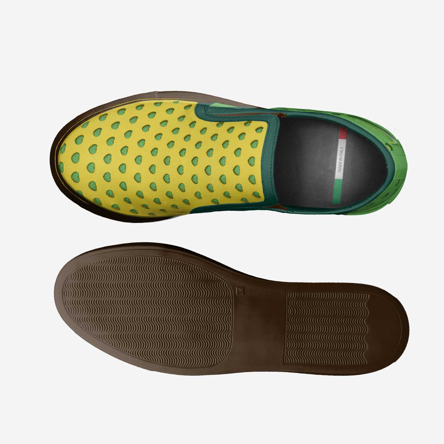 AVOCADO custom made in Italy shoes by Alexander Peters | Top view