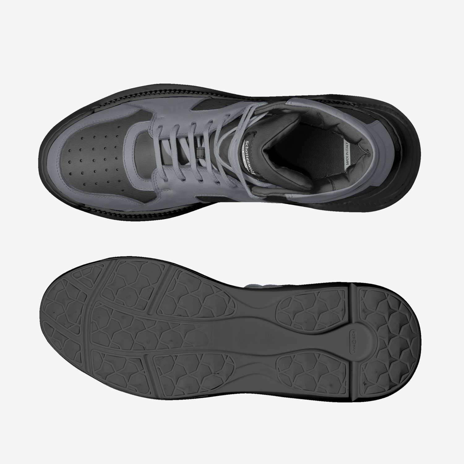 Schattenwolf custom made in Italy shoes by Todd Steinhauer | Top view