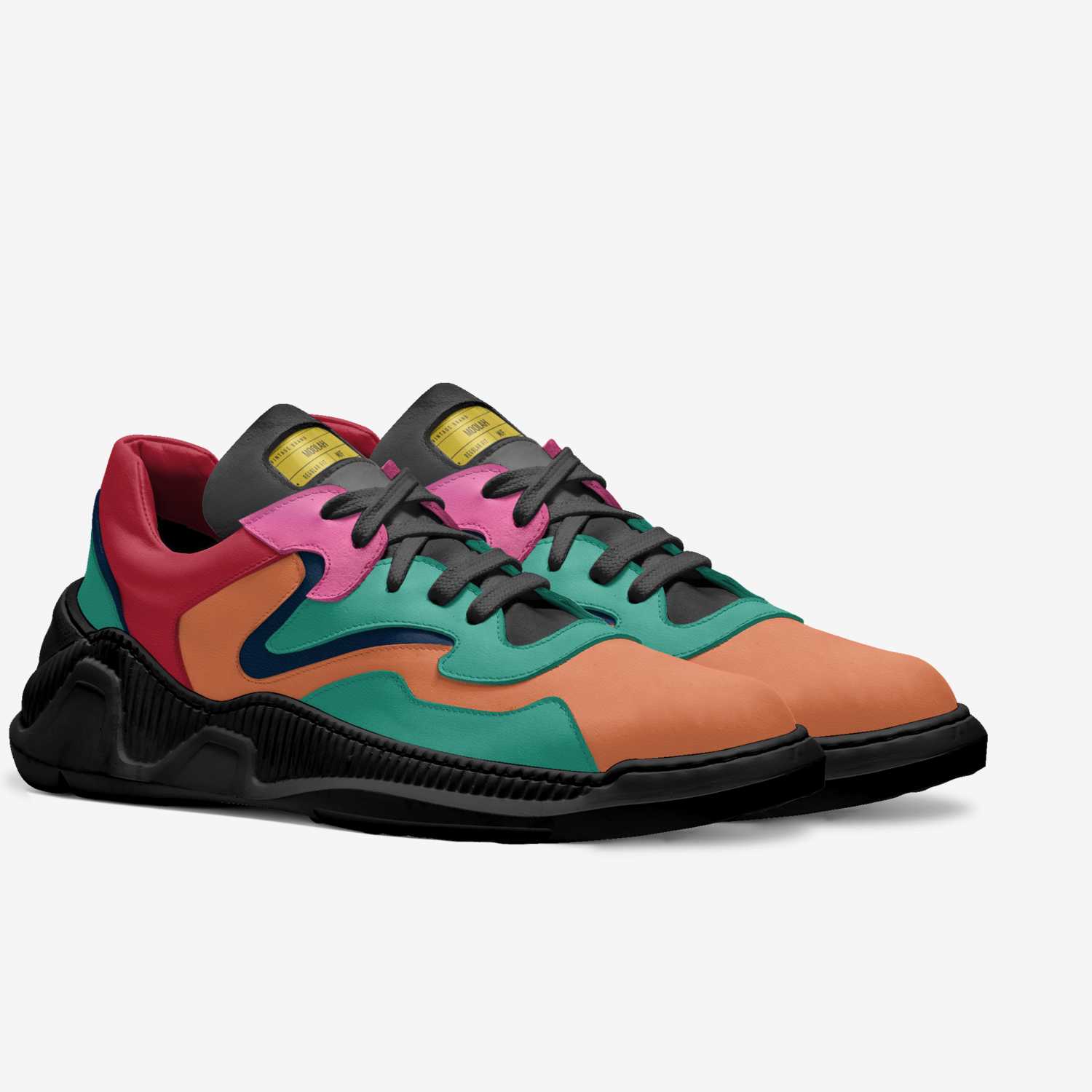moolah custom made in Italy shoes by Devin Mcghee | Double view