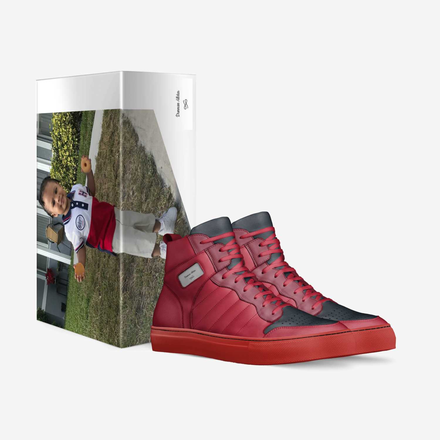 Dunnan Allstar custom made in Italy shoes by Davion Dunn | Box view