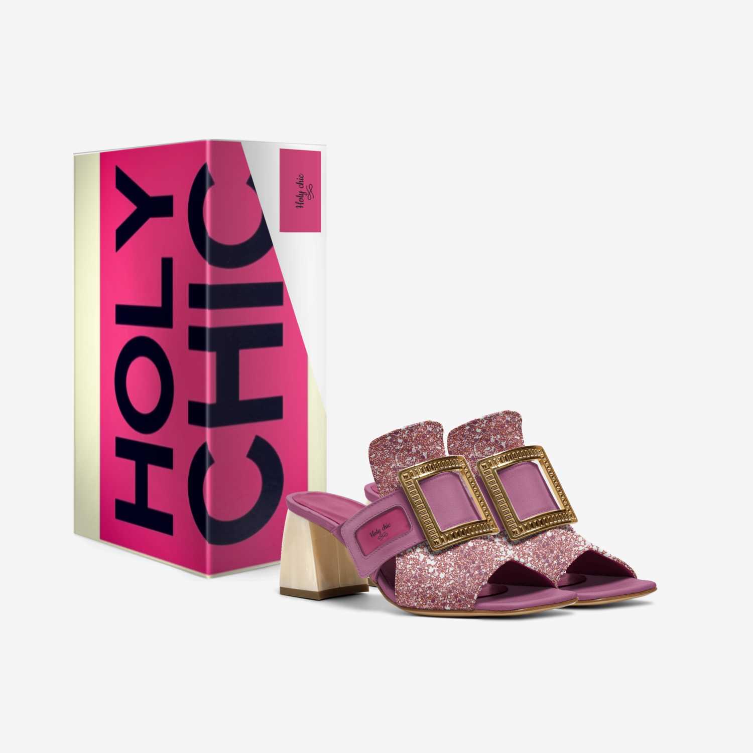 Holy chic custom made in Italy shoes by Ana Wells | Box view